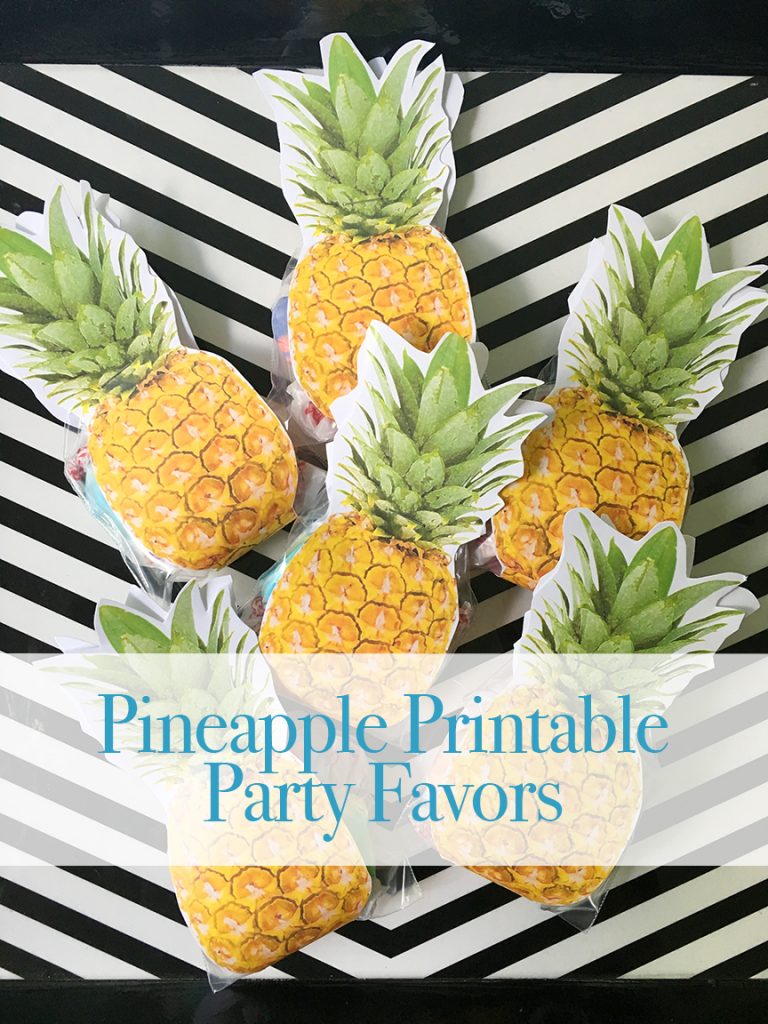 Free Pineapple Printable Party Favors!
