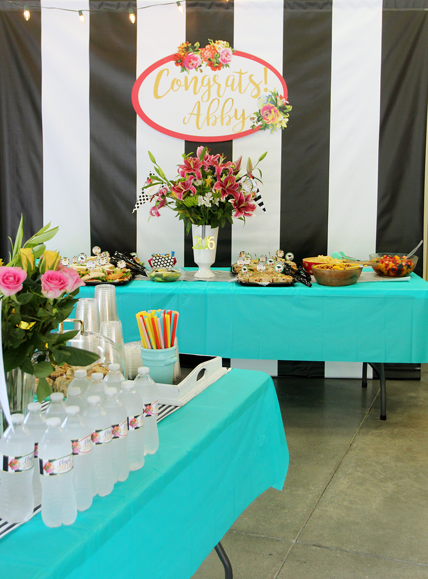 Class of 2017 Free Floral Graduation Party Printables! – Less Than ...