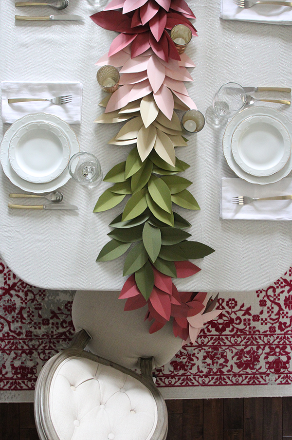 Colorful Paper Leaf Garland for Fall – Less Than Perfect Life of Bliss