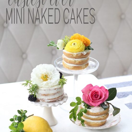 Easiest Ever Mini Naked Cakes