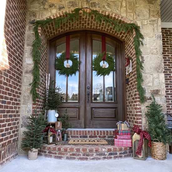 Our Christmas Front Porch & Holiday Tour of Homes 2019