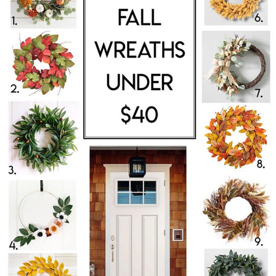 Fabulous Fall Wreaths Under $40