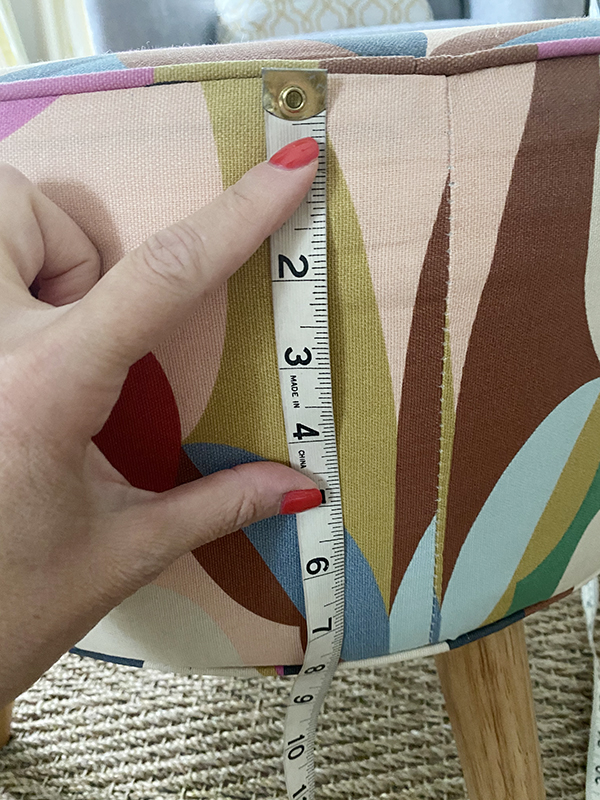 Round Ottoman Slipcover How-to – Less Than Perfect Life of Bliss