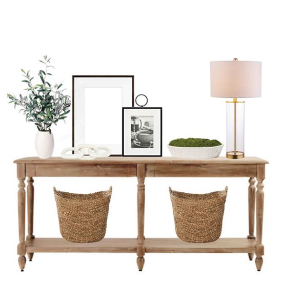 Fresh Console Table Styling