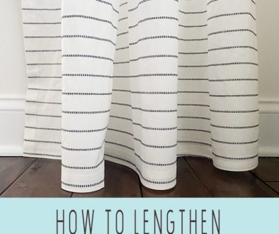 How to Lengthen a Curtain Without Sewing
